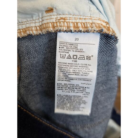 Old Navy High-Rise Wow Straight Jeans Dark Wash Plus Size 20 Plus Stretch Denim - Picture 5 of 8